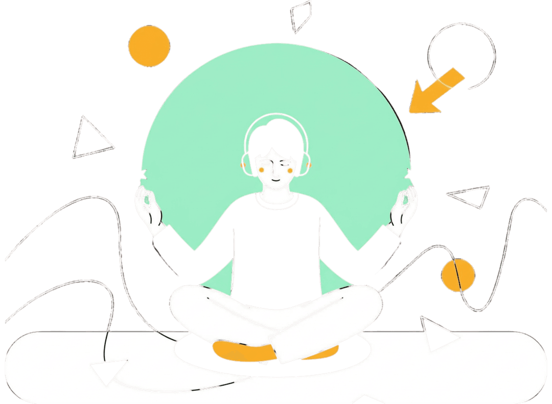 Meditation illustration
